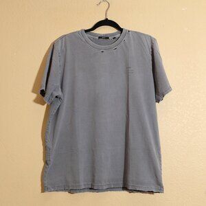 Neuw Organic Cotton Distressed Brand Tee (L)